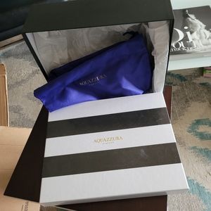4 Aquazura empty shoe boxes